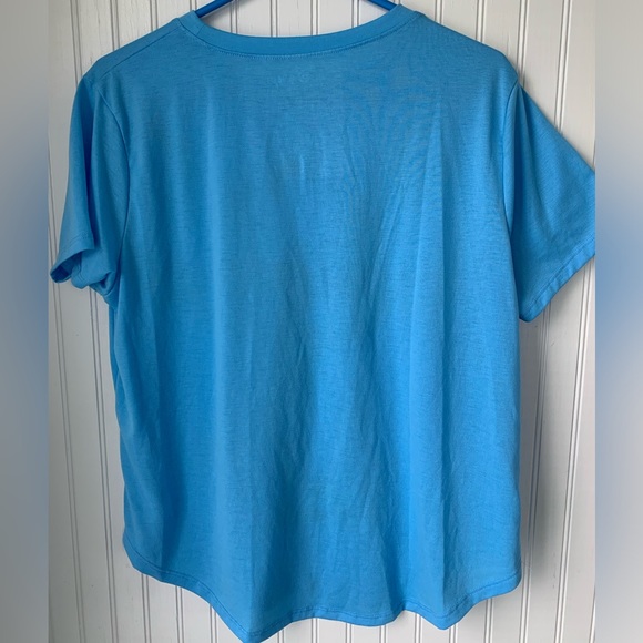 Disney “Stitch” (XL-15/17) Baby Blue (NWOT)T-Shirt w/round Neckline &Curved Hem - Picture 4 of 4